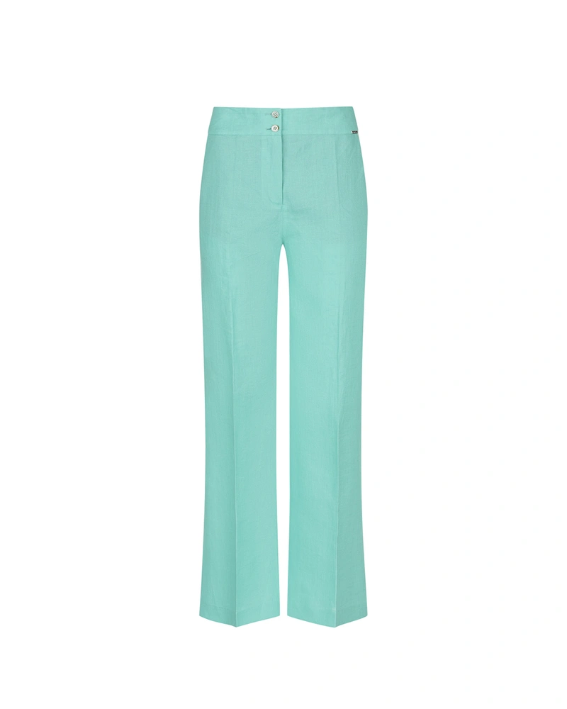 Linen trousers in mint color | SUMMER COLLECTION