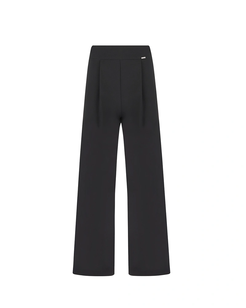Trousers with a chiffon detail | 