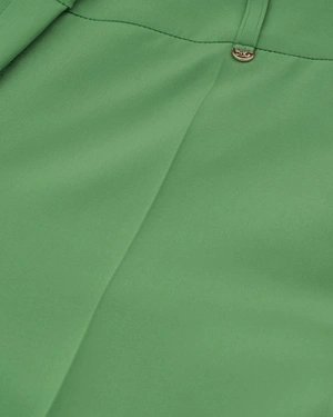 Green trousers with tapered leg | Trousers and Leggings - 2