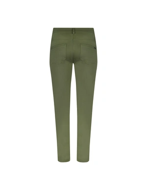 Cotton trousers in khaki color | Trousers - 1
