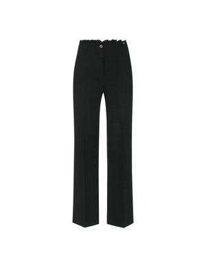Black tweed trousers with crease | Suits | Dika.ge Black tweed trousers with crease | Suits