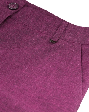 Cropped trousers with a crease | Trousers - 2