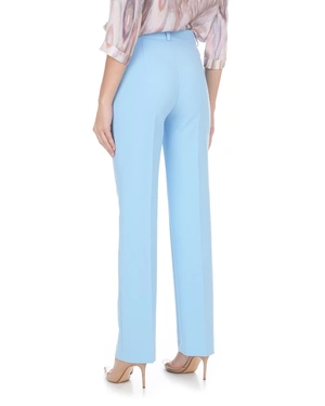 ღია ლურჯი საქმიანი შარვალი ვიწრო ფეხებით | შარვლები - 3