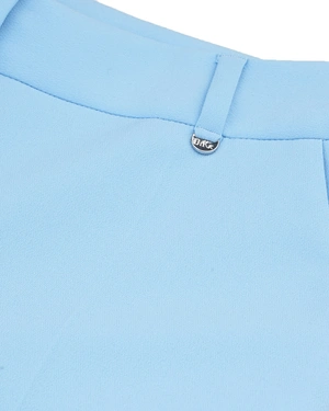 ღია ლურჯი საქმიანი შარვალი ვიწრო ფეხებით | შარვლები - 5