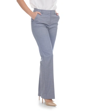 ელეგანტური, სწორი ფეხზე საქმიანი შარვალი, ნაცრისფერ-ლურჯი ფერის | საქმიანი | Dika.ge - 2 ელეგანტური, სწორი ფეხზე საქმიანი შარვალი, ნაცრისფერ-ლურჯი ფერის | საქმიანი - 2