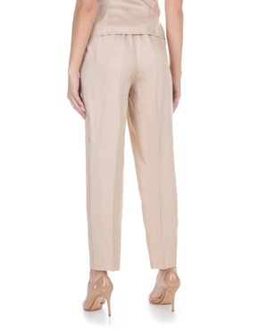 Pantaloni clasici bej deschis, cu croi conic | NOUTATI - 4