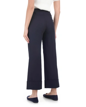 სწორი მუქი ლურჯი შარვალი მანჟეტებით | შარვლები და ელასტიკები | Dika.ge - 2 სწორი მუქი ლურჯი შარვალი მანჟეტებით | შარვლები და ელასტიკები - 2