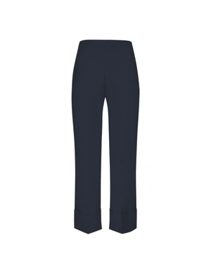 სწორი მუქი ლურჯი შარვალი მანჟეტებით | შარვლები და ელასტიკები | Dika.ge - 3 სწორი მუქი ლურჯი შარვალი მანჟეტებით | შარვლები და ელასტიკები - 3