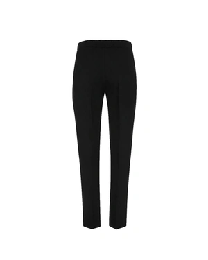 Elegant black women's trousers made with recycled fabric | Trousers | Dikastore.ro - 3 Elegant black women's trousers made with recycled fabric | Trousers - 3