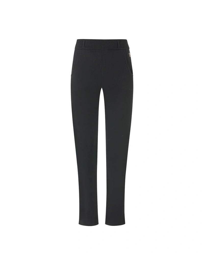 Black knit sweatpants from capsule collection leisurewear | NEW