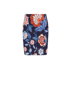 Floral print skirt, with certified viscose | Skirts and Shorts - 1