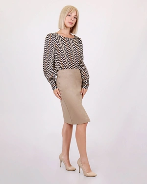 Pencil skirt with lurex | Skirts and Shorts - 4