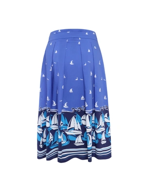 Fusta midi din bumbac | Fuste - 1