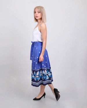 Fusta midi din bumbac | Fuste - 4