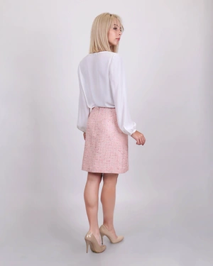 Cotton and rayon tweed skirt | Skirts and Shorts | Dikastore.ro - 4 Cotton and rayon tweed skirt | Skirts and Shorts - 4