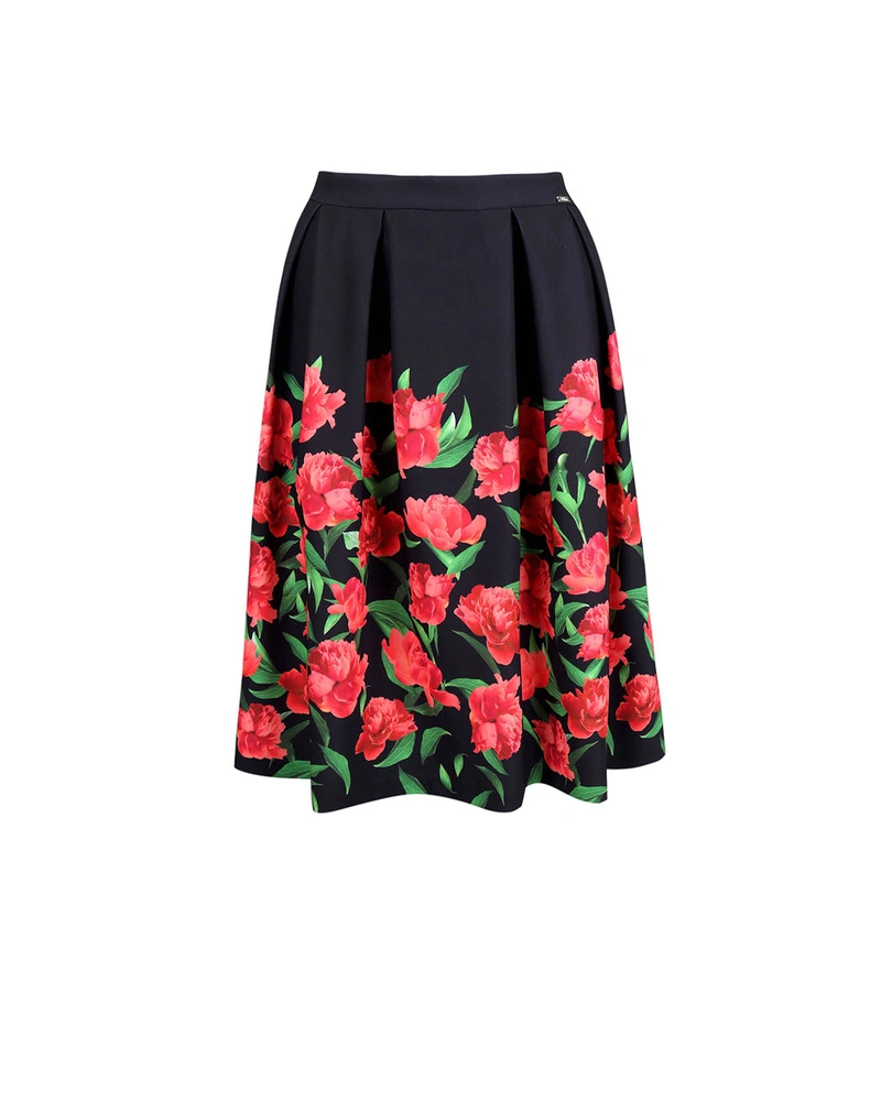 Skirt with box pleats | Skirts