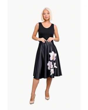 Skirt with a placed print | All products | Dikastore.ro - 2 Skirt with a placed print | All products - 2