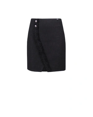 Cotton tweed skirt | Skirts