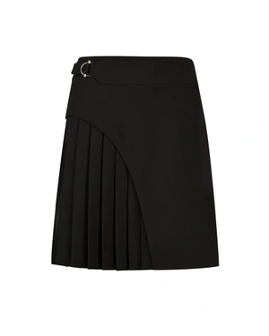 Skirt with pleated asymmetric detail | Skirts and Shorts | Outlet DiKa Skirt with pleated asymmetric detail | Skirts and Shorts