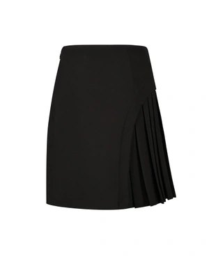 Skirt with pleated asymmetric detail | Skirts and Shorts | Outlet DiKa - 1 Skirt with pleated asymmetric detail | Skirts and Shorts - 1