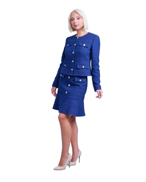 Ruffled tweed skirt | Skirts and Shorts | Dikastore.ro - 3 Ruffled tweed skirt | Skirts and Shorts - 3