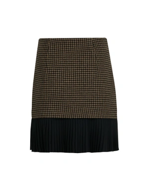 Houndstooth virgin wool skirt | All products - 1