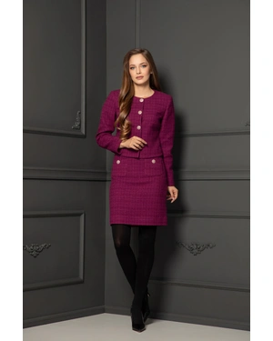 Cotton tweed skirt with pockets | All products - 2