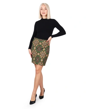 Skirt with a stylized motif | Skirts and Shorts | Dikastore.ro - 2 Skirt with a stylized motif | Skirts and Shorts - 2