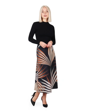 Long skirt with stylized print | Skirts and Shorts | Dikastore.ro - 3 Long skirt with stylized print | Skirts and Shorts - 3