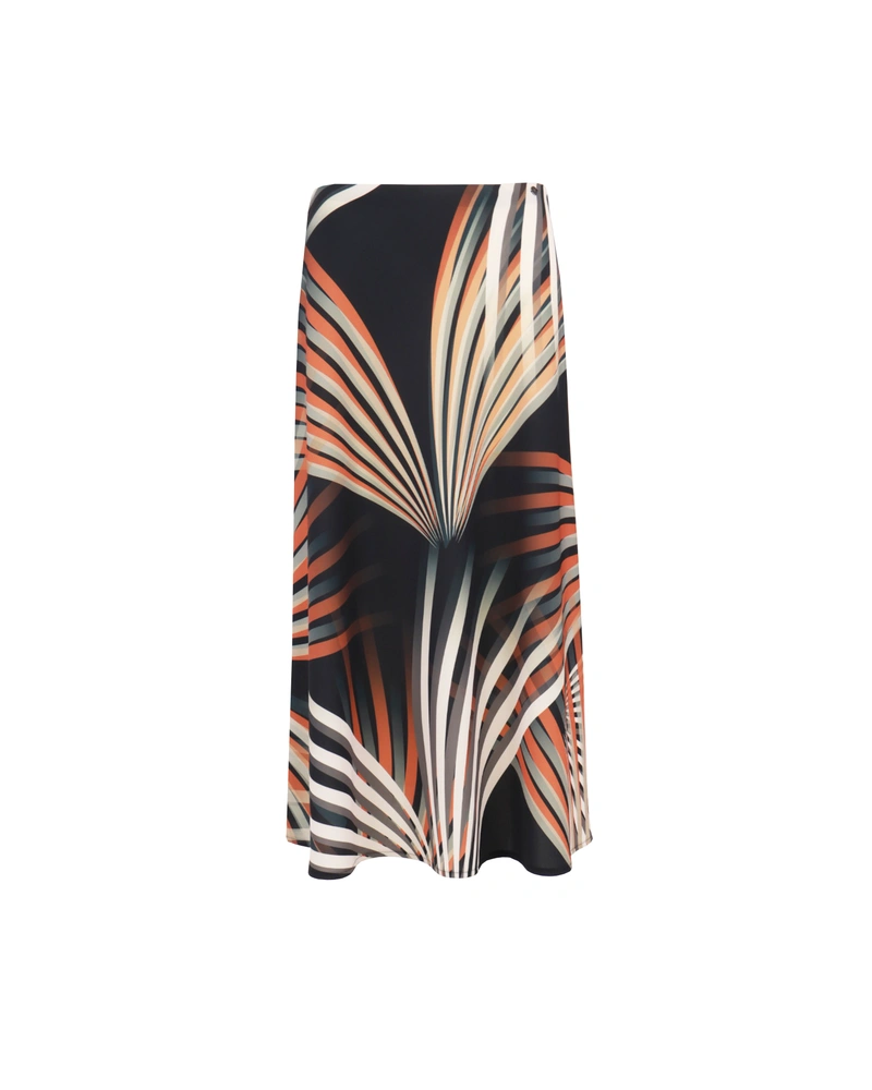 Long skirt with stylized print | Skirts and Shorts