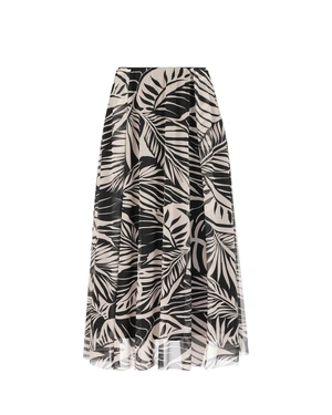 Дълга пола от фина мрежеста материя | Поли - 1