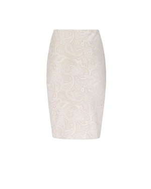 Skirt in textured jacquard | Skirts and Shorts - 1