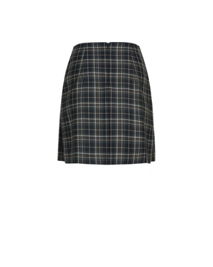 Pleated checkered skirt | Skirts - 1