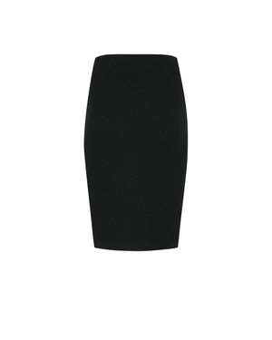 Black pencil skirt with lurex threads | COLLECTION | Dikastore.ro - 1 Black pencil skirt with lurex threads | COLLECTION - 1