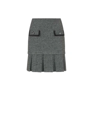 ნაცრისფერი პლისეებიანი ქვედაბოლო | ახალი