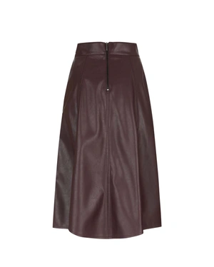 ბორდოსფერი ეკო-ტყავის ქვედაბოლო | BESTSELLERS - 1