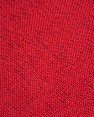 Red straight tweed skirt |  - 2