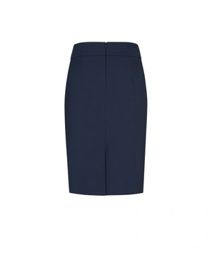 Dark blue pencil skirt | Skirts - 1
