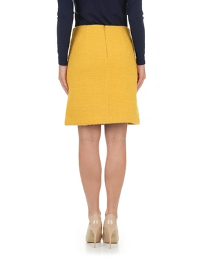 Straight yellow skirt | Skirts - 5