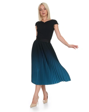 ნაკეციანი ქვედაბოლო გრადიენტულ შავ და ლურჯ ფერში | კოლექცია | Dika.ge - 6 ნაკეციანი ქვედაბოლო გრადიენტულ შავ და ლურჯ ფერში | კოლექცია - 6