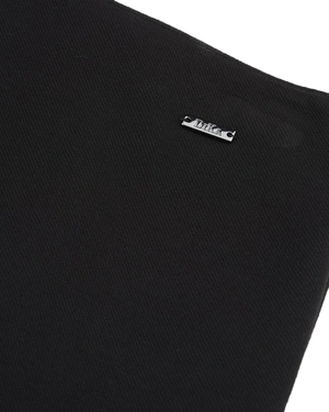 Класическа черна пола тип молив, с висока талия | Поли | Dika.bg - 2 Класическа черна пола тип молив, с висока талия | Поли - 2