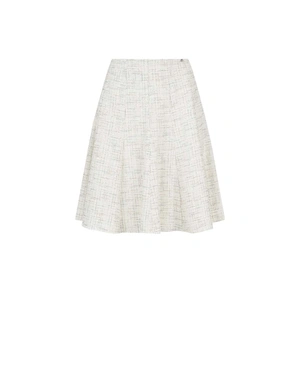 Light flared tweed skirt with delicate sequins | 