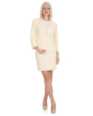 Elegant skirt in buttery yellow | Skirts - 2