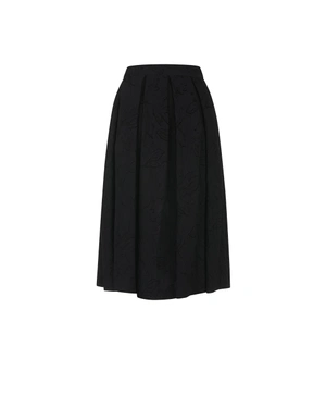 Черна жакардова пола с плохи | Бизнес - 1