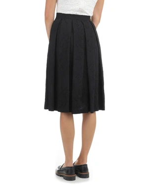 Черна жакардова пола с плохи | Бизнес - 6