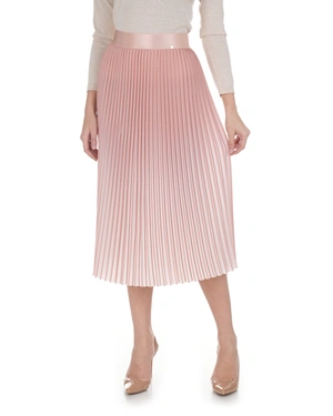 Фина плисирана пола с преливащи пудрени тонове | Поли - 1