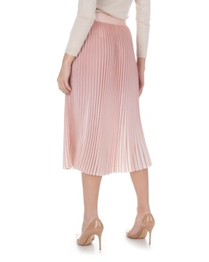 Фина плисирана пола с преливащи пудрени тонове | Поли - 2