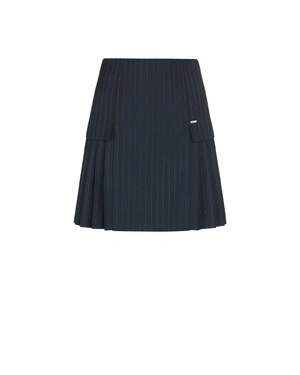 Navy blue double-layered pleated skirt | Skirts | Dika.rs Navy blue double-layered pleated skirt | Skirts