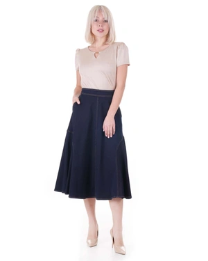 Midi denim skirt | Skirts and Shorts - 3