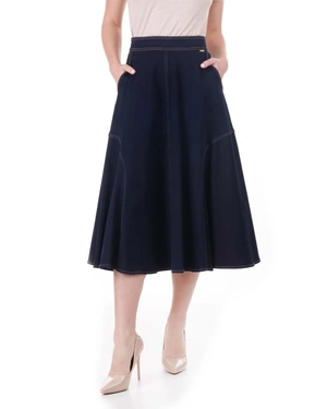 Midi denim skirt | Skirts and Shorts - 5